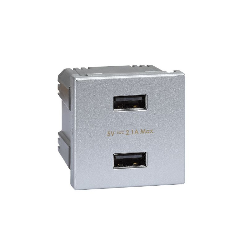 USB ładowarka K45 aluminium KONTAKT SIMON CONNECT