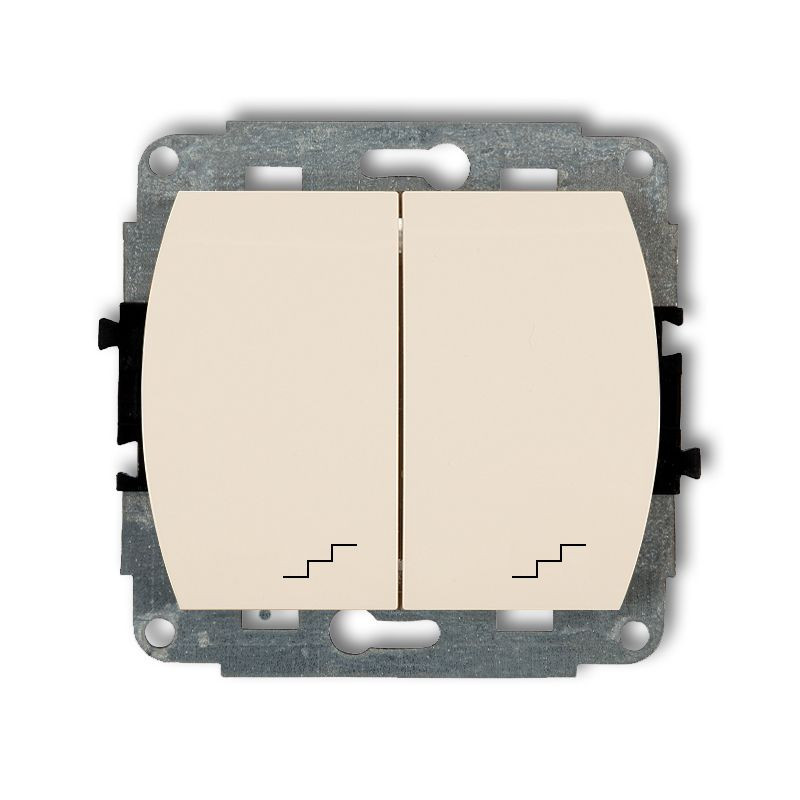 Łącznik schodowy podwójny beżowy KARLIK TREND