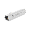 Indesk 3x230V + USB A+C + moduł dla 2 złączy RJ45 keystone+ złącze 10 cm przewód biały KOTANKT SIMON 480