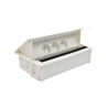 Cover 3x230V + moduł dla 2 złączy RJ45 keystone biały KOTANKT SIMON 480