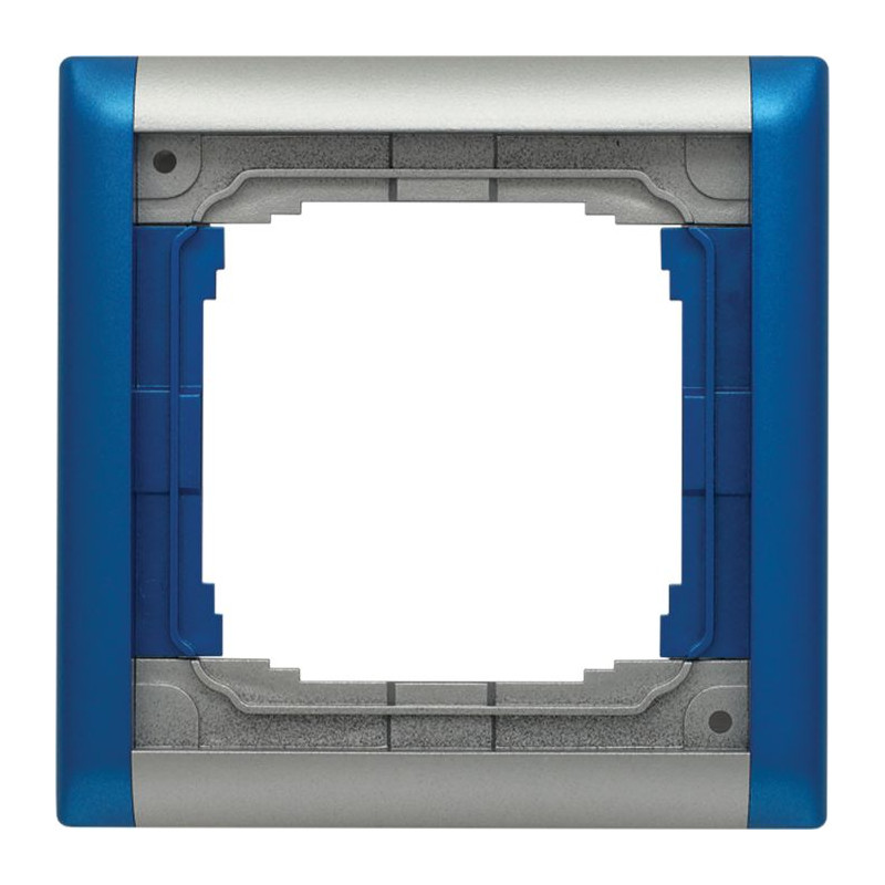 Ramka składana pojedyncza aluminium + niebieski KOS Kos66