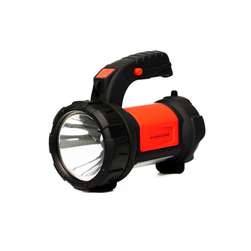 Latarka led szperacz 100 1W+3W, 100lm+200lm, 4xAA(R6), stroboskop, zasięg 30m Nilsen Camp