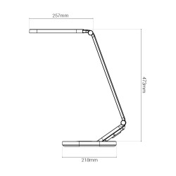 Lampka biurkowa LED Zen Wireless czarna