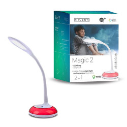 Lampka biurkowa LED MAGIC II WHITE RGB Nilsen biała US001