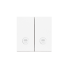 Klawisz podwójny z oczkami do: SW5L2M SW6/2L2M SW7/2L2M biały mat Kontakt Simon 55