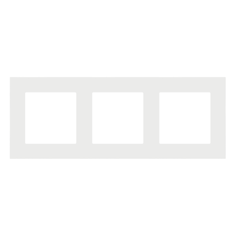Ramka potrójna LINE jasnoszary mat Kontakt Simon 55