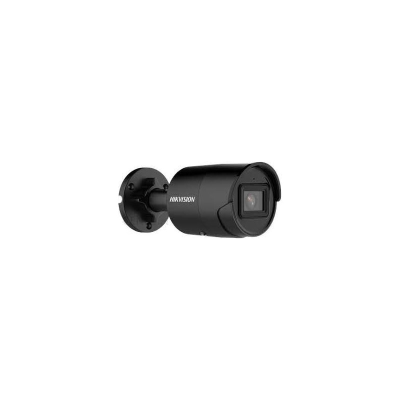 Kamera IP typu Bullet czarna 4MP AcuSense 12VDC+PoE IP67 HIK-VISION DS-2CD2043G2-IU(2.8mm) (BLACK)
