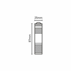 Latarka led MINI Black 2W, 40lm, 3xAAA(R03), zasięg 10m Nilsen Camp