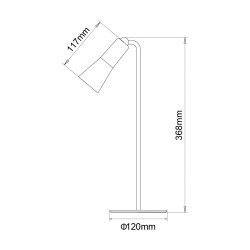 Lampka LED Bella 3w1 akumulatorowa przenośna magnetyczna biała